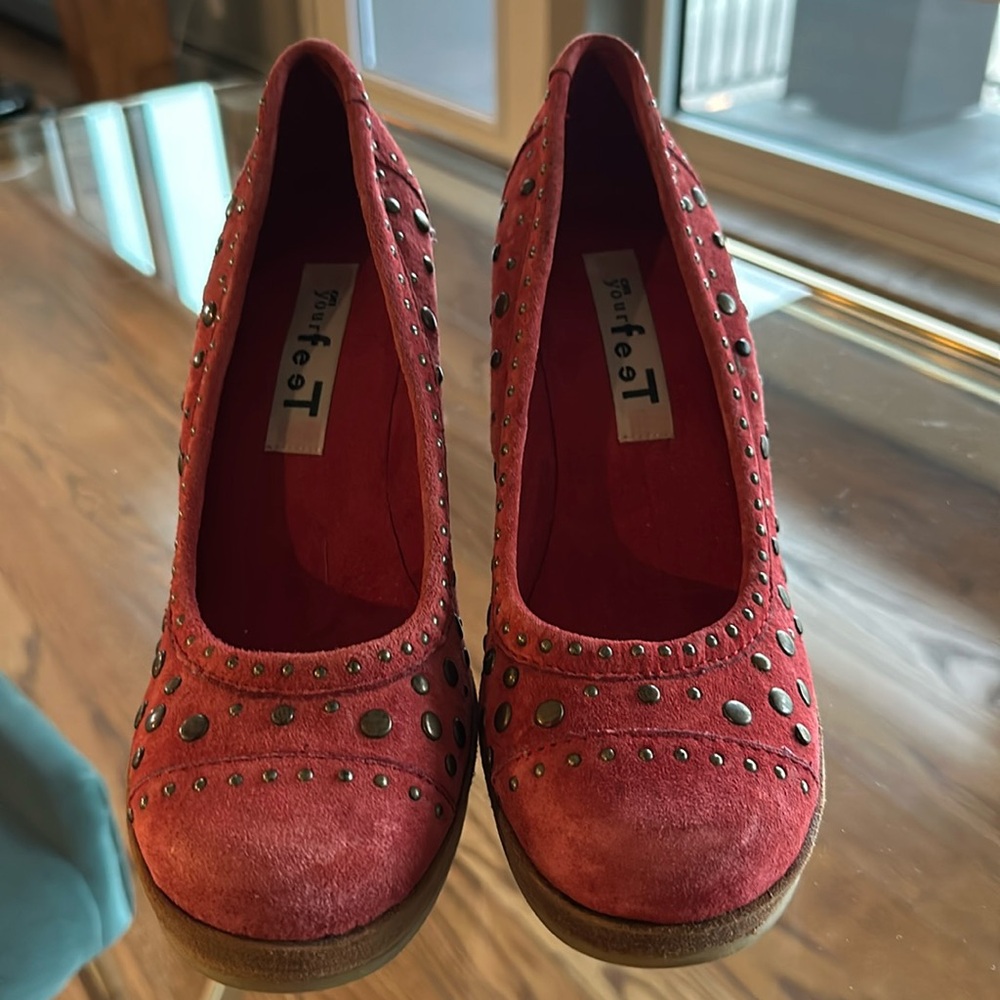 Vintage wedge heels, Size 6.5